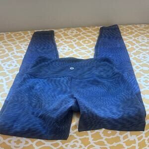 Lululemon Wunder Under 7/8 Tight Luxtreme 25" Linear Flux Battleship Multi 4